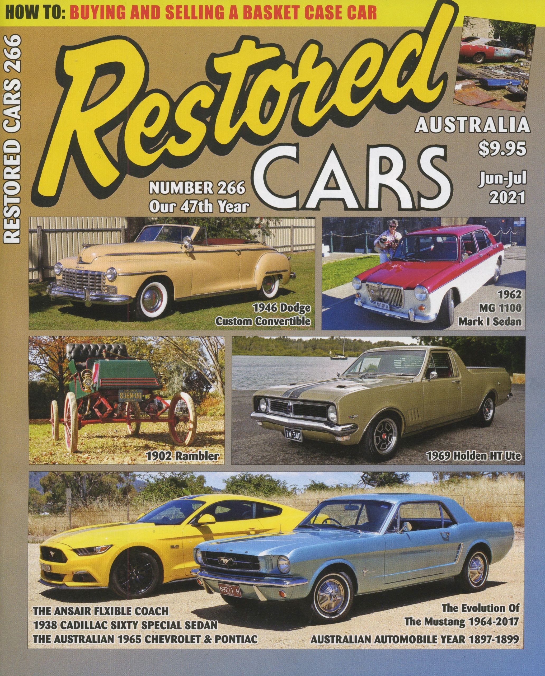 Restored Cars Australia Magazine Eddie Ford Publications Pty Ltd